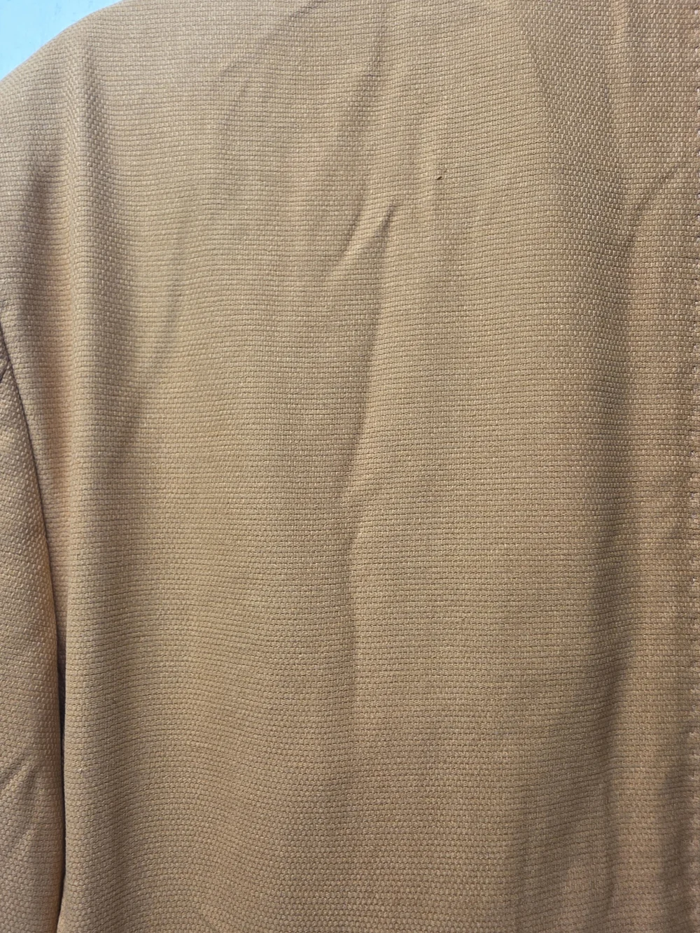 Men’s Tan Cotton Sport Coat - Single-Breasted Blazer